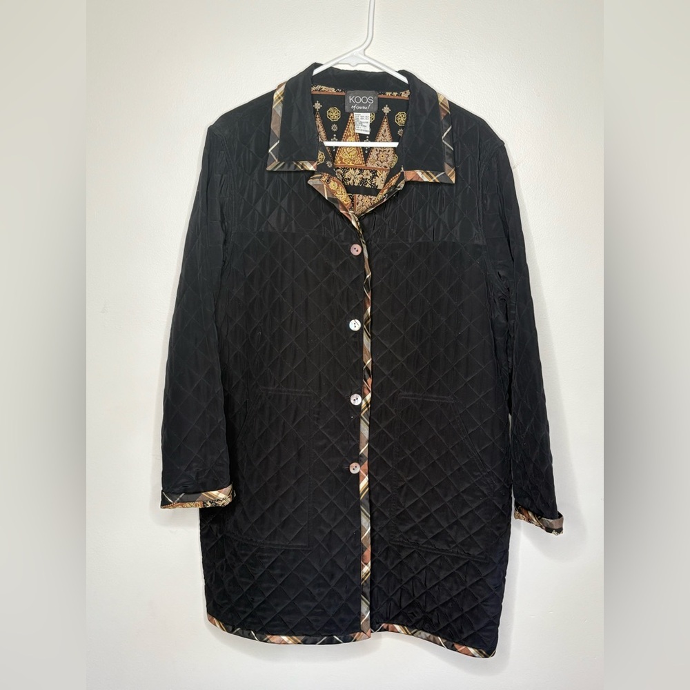 Koos of Course! Silk Reversible Jacket